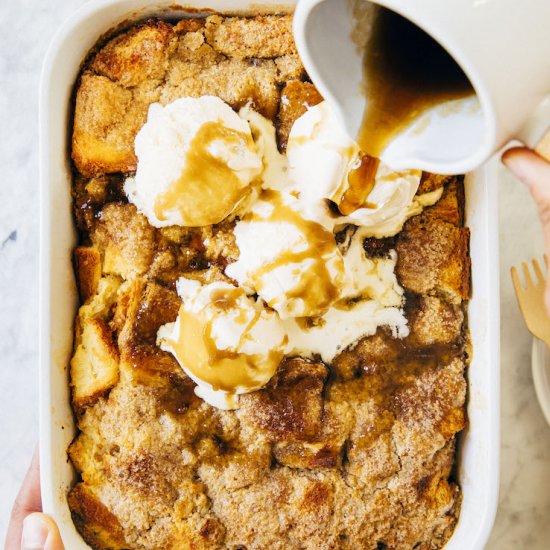 Bread Pudding with Bourbon Sauce