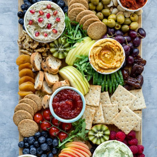 Vegan Christmas Charcuterie Board