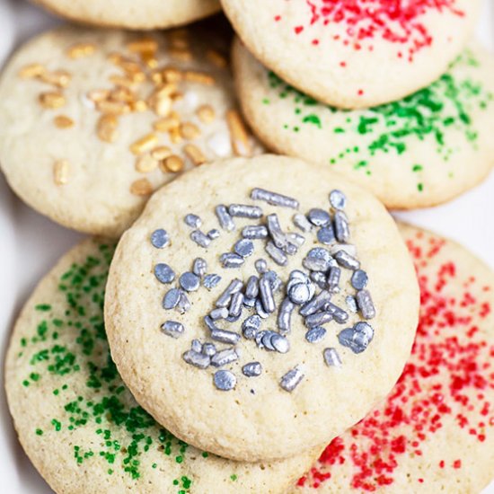 Crispy Old Fashioned Sugar Cookies