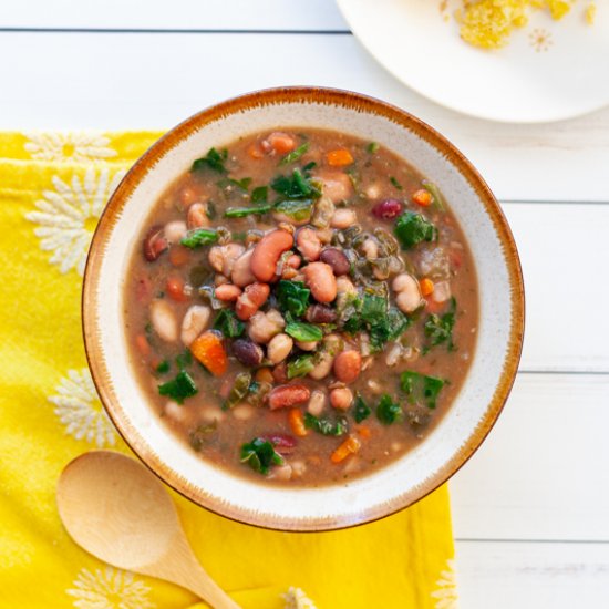 Slow Cooker 15 Bean Soup