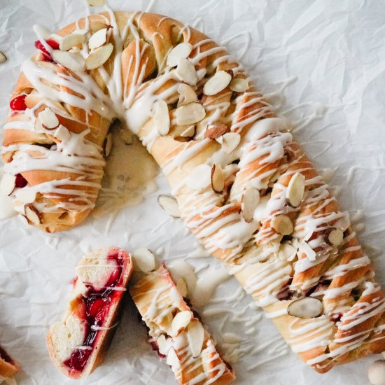 Cherry Almond Christmas Bread