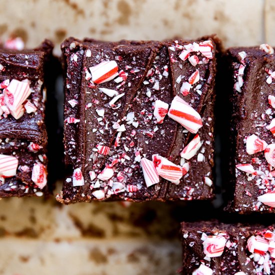 Peppermint Candy Cane Brownies