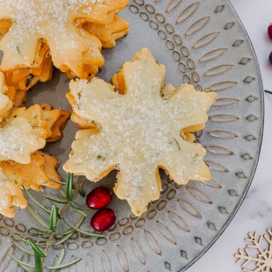 Rosemary Shortbread Cookies