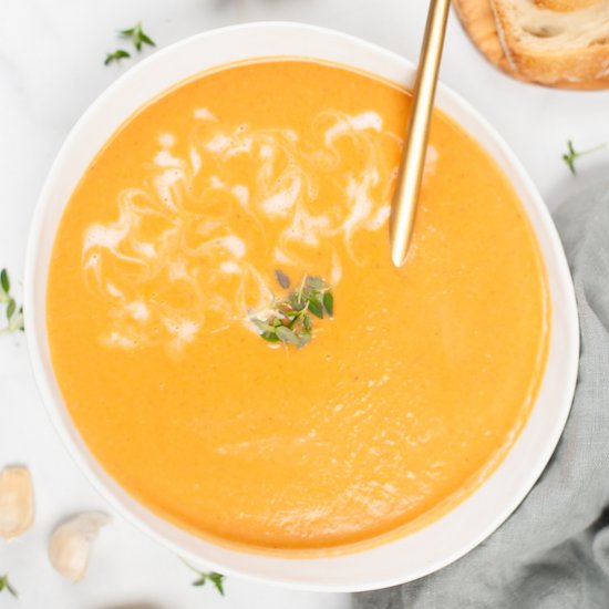 Vegan Carrot Ginger Soup