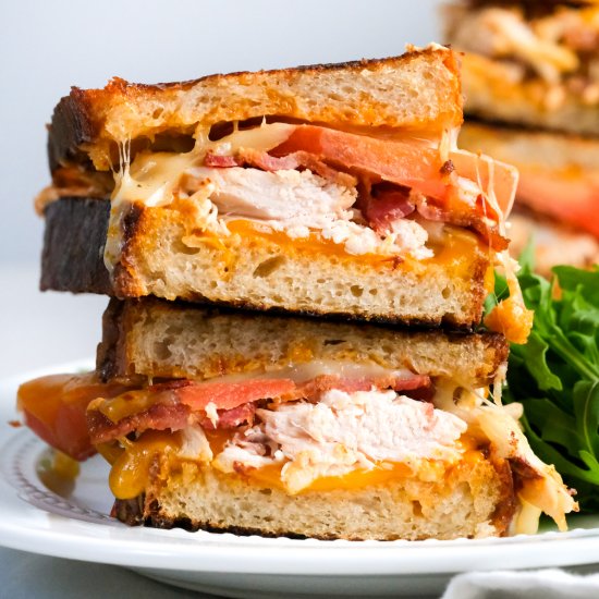 Chipotle Chicken Bacon Toastie