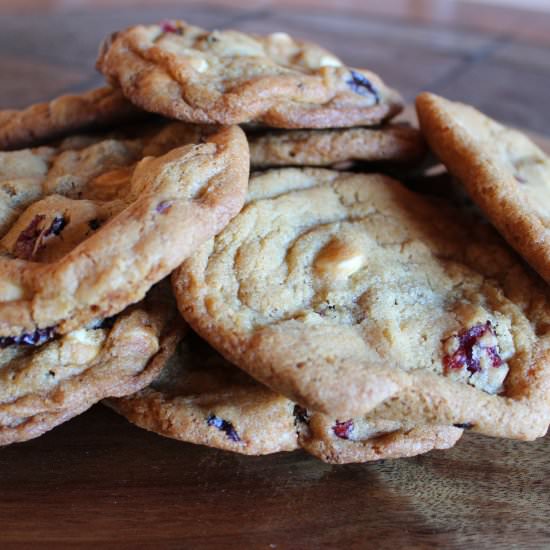 GF White Chocolate Cranberry Cookie