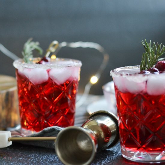 Cranberry Vodka Spritzer