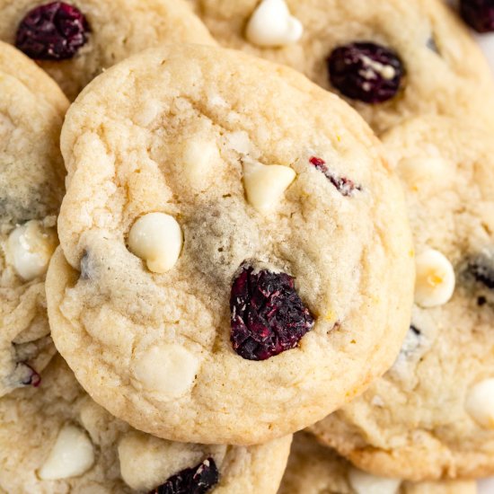 Cranberry White Chocolate Cookies