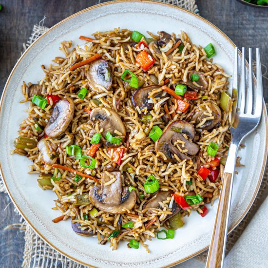 Mushroom Fried Rice