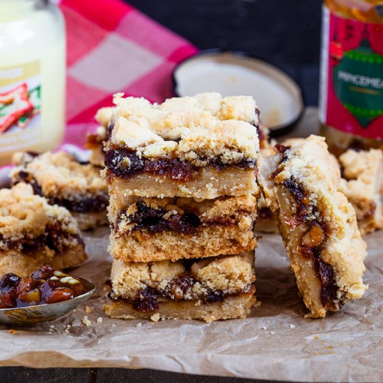 Mincemeat Shortbread Bars