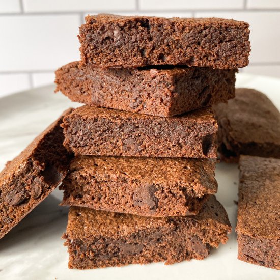 Easy One Bowl Oat Flour Brownies