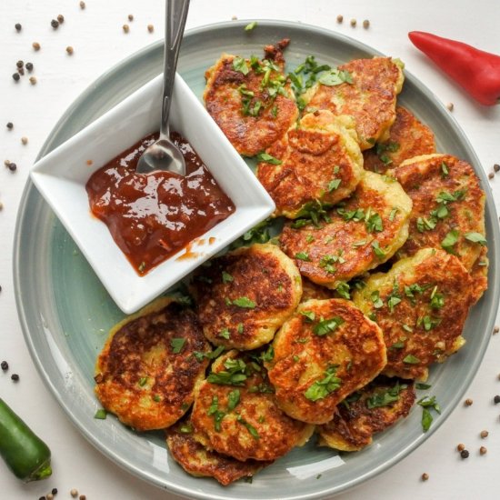 Indian cheese fritters