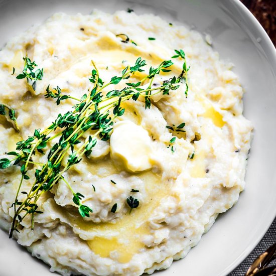 Gluten Free Garlic Mashed Potatoes