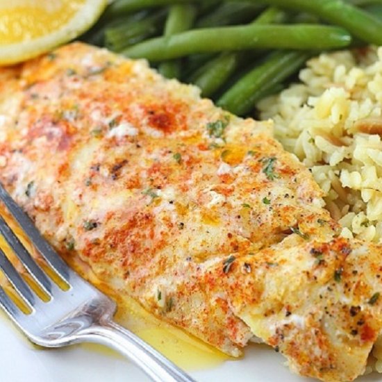 butter-baked haddock