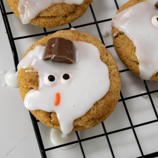 Melted Snowman Snickerdoodles