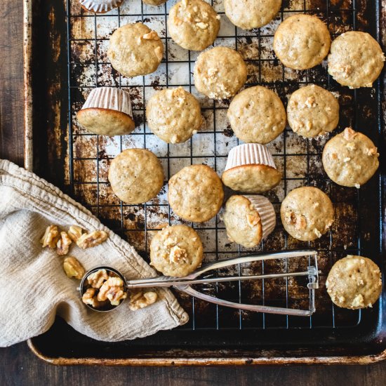 Mini Banana Muffins