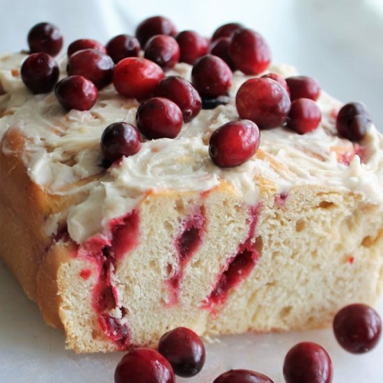 Cranberry Cinnamon Sweet Rolls