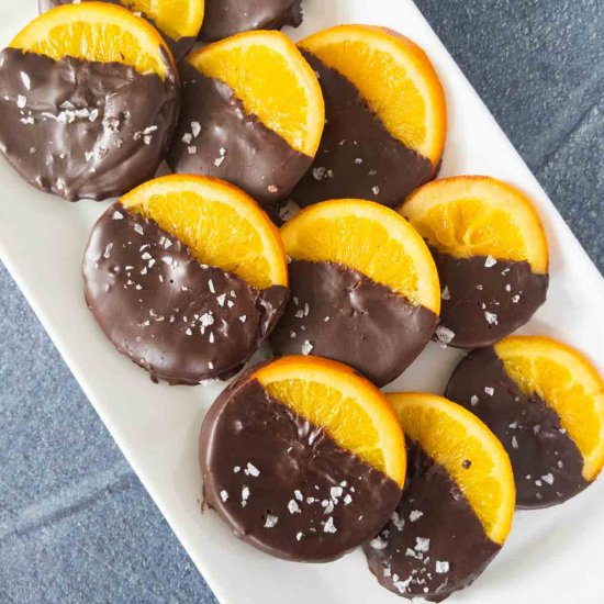 Dark Chocolate Candied Orange Slice