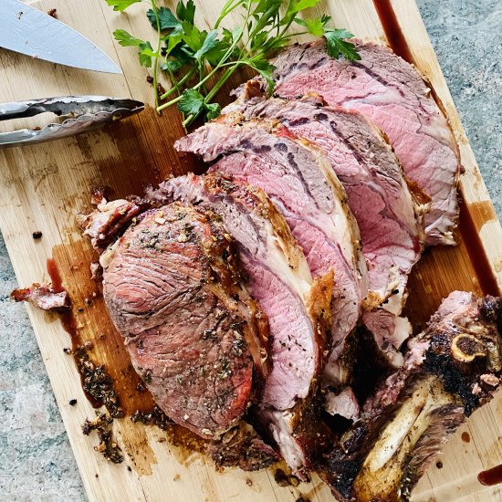 The Best Slow Roasted Prime Rib