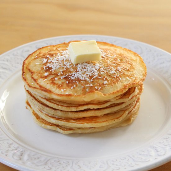 Coconut pancakes