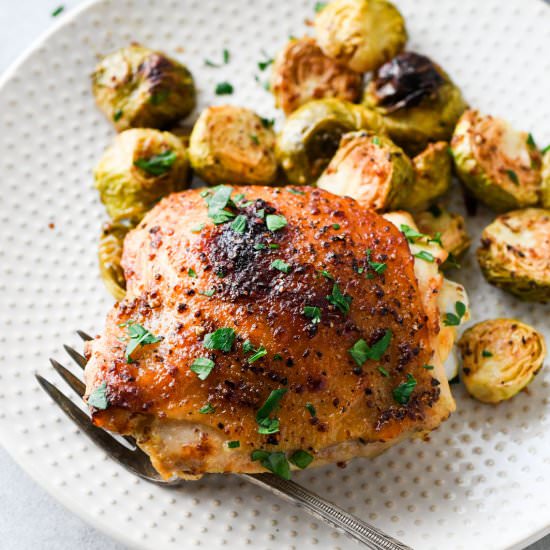 Oven Baked Honey Mustard Chicken