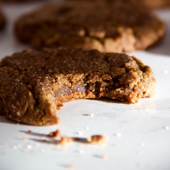 Fresh Ginger-Molasses Cookies