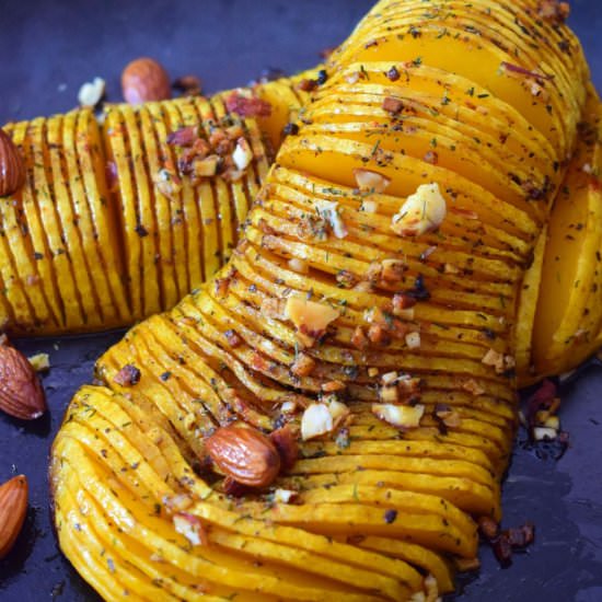 Hasselback butternut squash