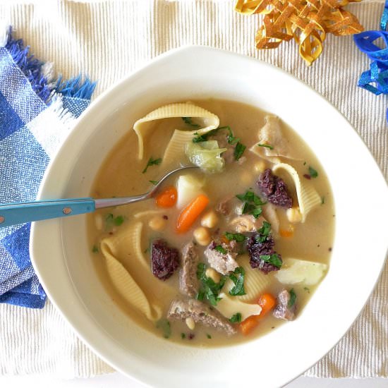 Holiday Soup with Meat & Vegetables