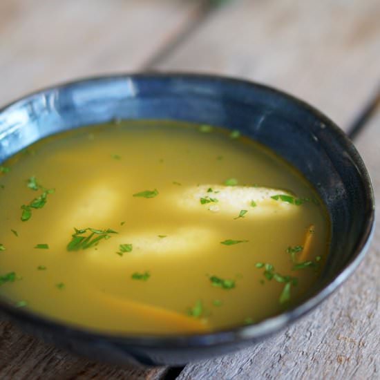 Broth with Semolina Dumplings