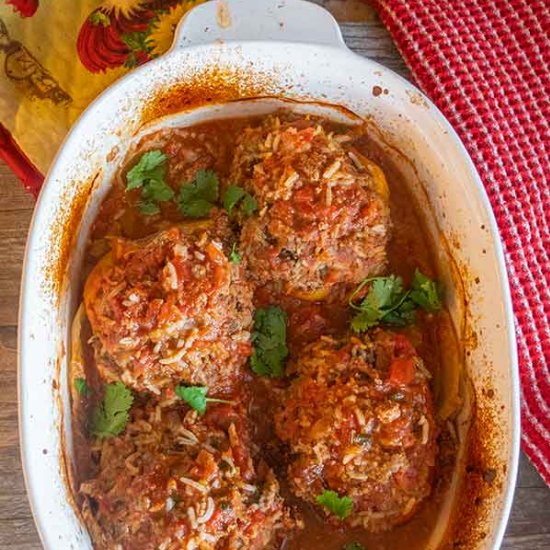 Spicy Indian Stuffed Peppers