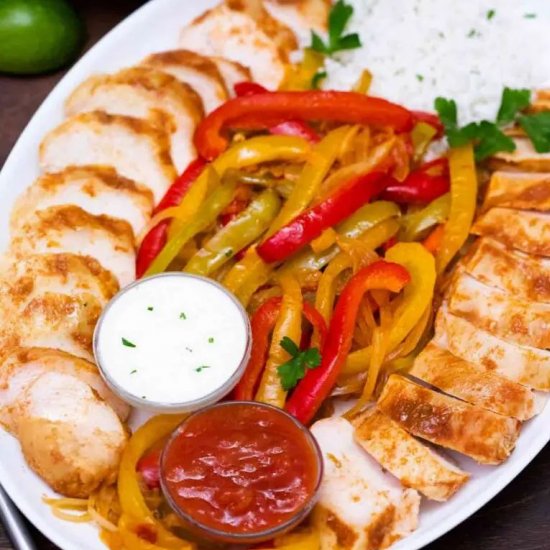 Crockpot Chicken Fajitas