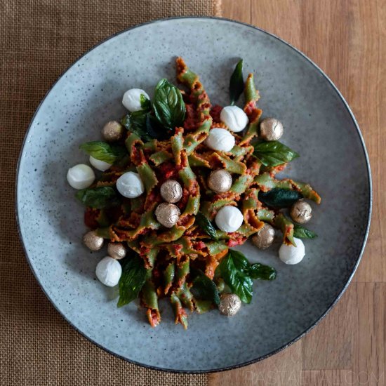 Tomato and Spinach Fusilli Nduja