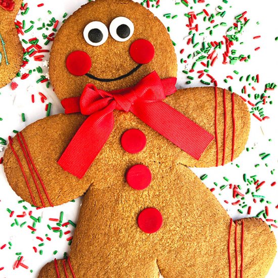 Jumbo Gingerbread Men Cookie