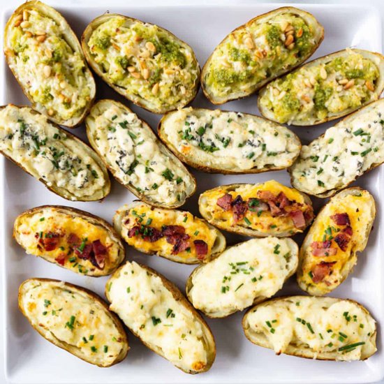 Twice-Baked Potatoes (4 Ways!)