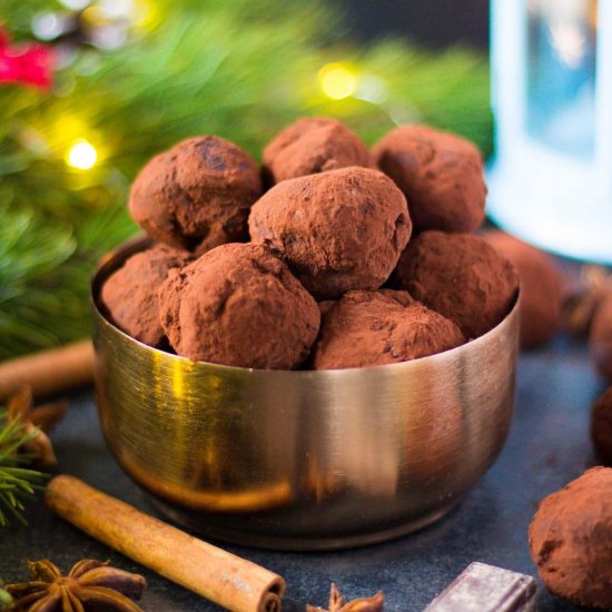 Chocolate Gingerbread Truffles