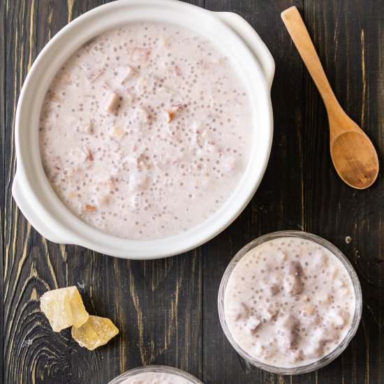 Sago Soup With Taro (西米露)