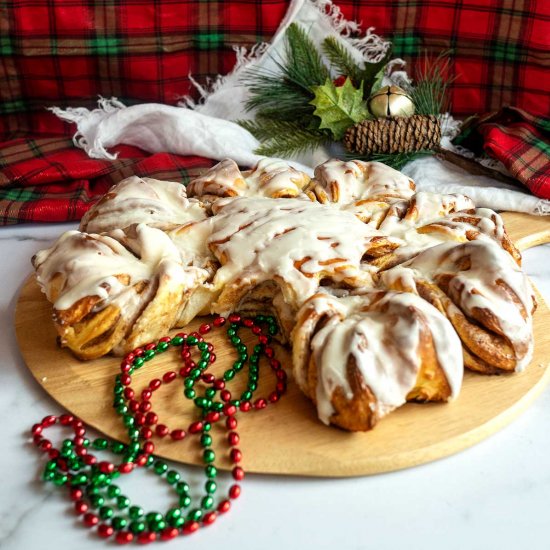 Cinnamon Snowflake Bread