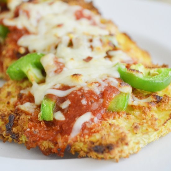 Spicy Air Fryer Eggplant Parmesan