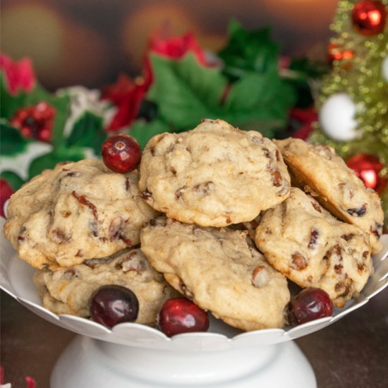 Cranberry Cinnamon Walnut Cookies