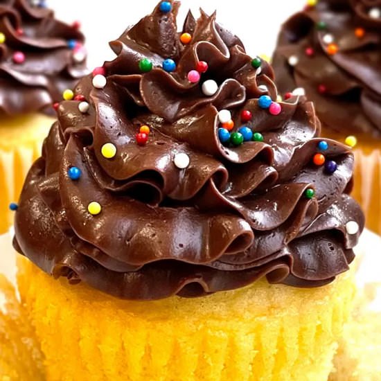 Yellow Cupcakes