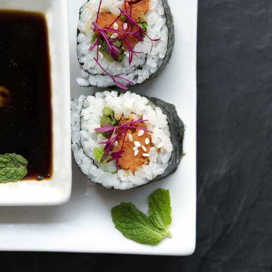 Vegan Sweet Potato Sushi Rolls