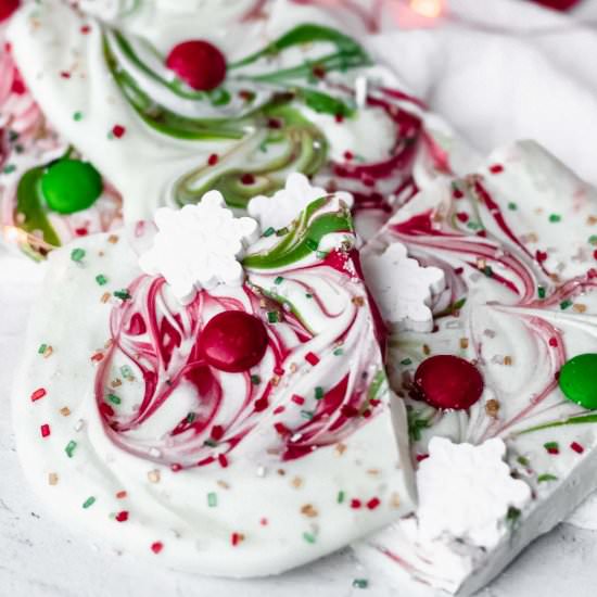 White Chocolate Christmas Bark