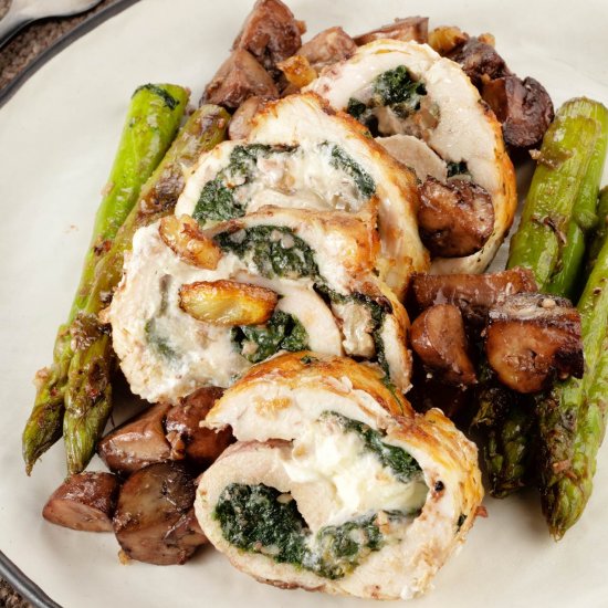 Spinach Stuffed Chicken Breast