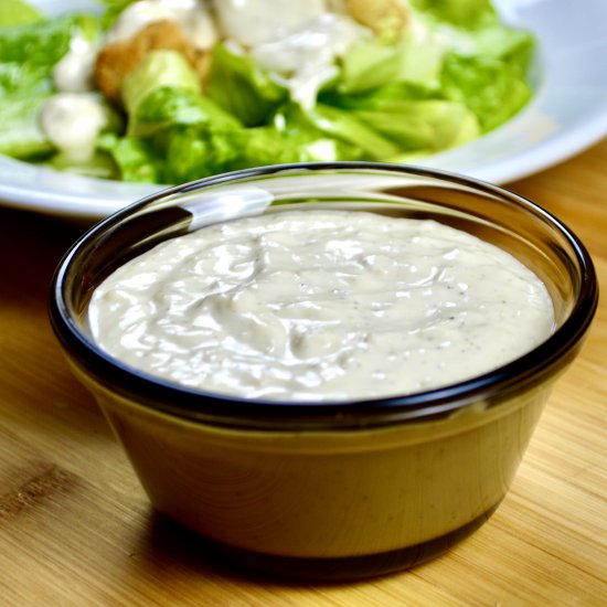 Garlic Parmesan Caesar Dressing