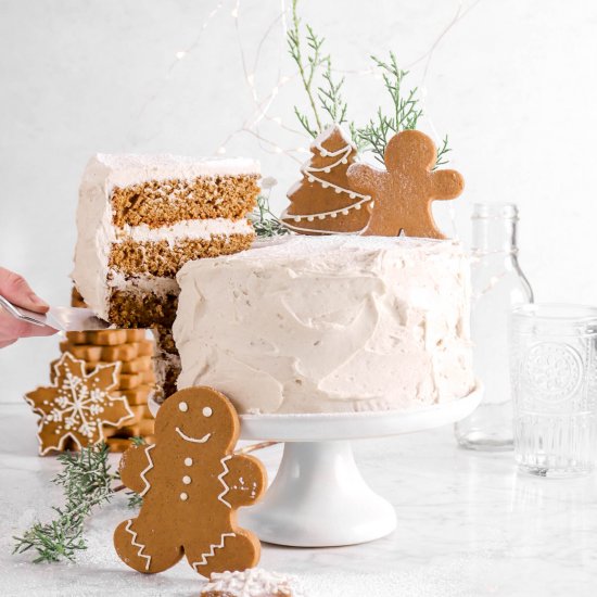 Gingerbread Cake with Frosting