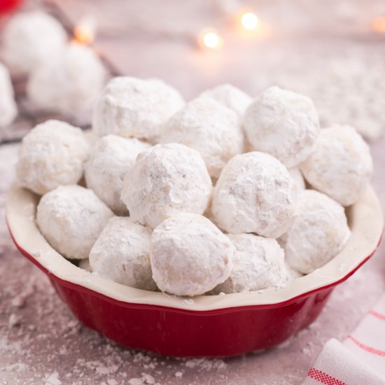 Gluten Free Snowball Cookies