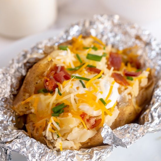 Crock Pot  Baked Potatoes