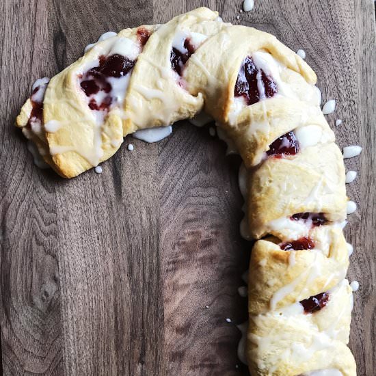 Candy Cane Christmas Danish