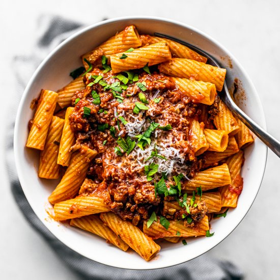 Instant Pot Turkey Bolognese