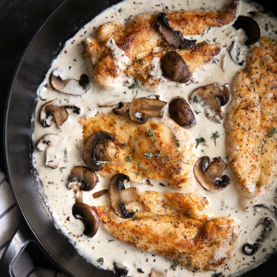 Creamy Mushroom Chicken